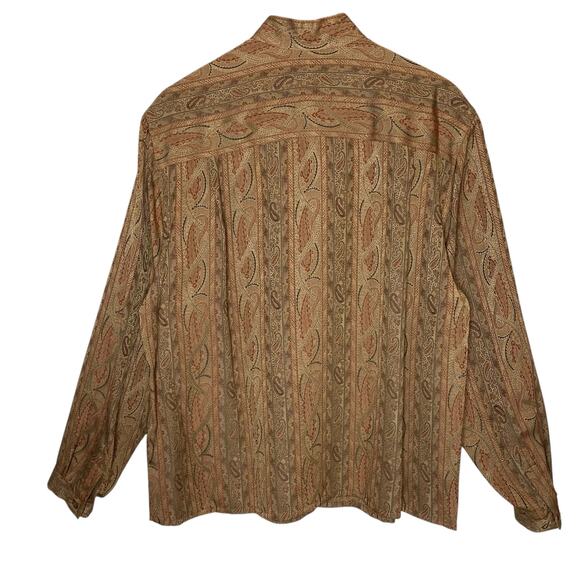 Vintage Lilli Ann Button Up Long Sleeve Top size 14 - Picture 3 of 4